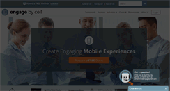 Desktop Screenshot of engagebycell.com